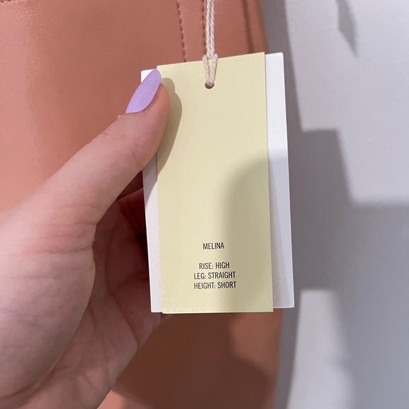 ARITZA - Wilfred - The Melina Pant - High-waisted Vegan Leather pants - Size 6 - Picture 15 of 15